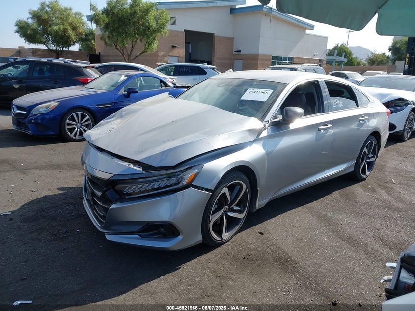 Vin: 1hgcv1f4xna068808, lot: 46320847, honda accord sport special edition 20222