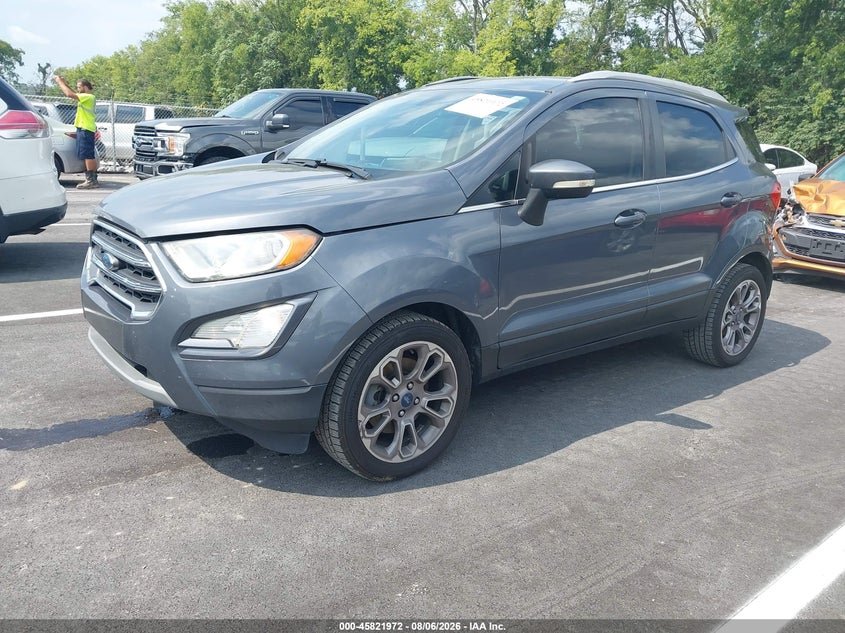 Vin: maj3p1ve6jc166323, lot: 46320853, ford ecosport titanium 20182
