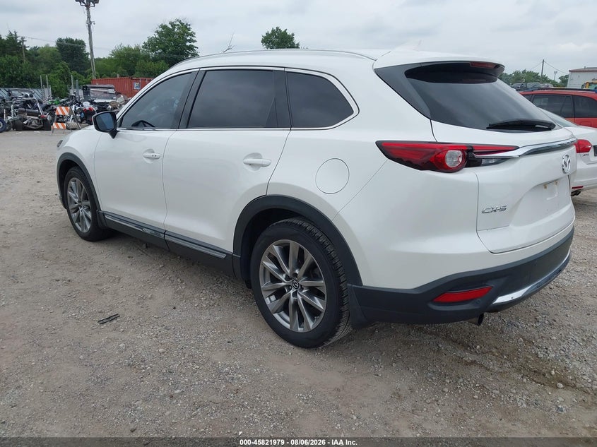 Vin: jm3tcbdy9k0325143, lot: 46320860, mazda cx-9 grand touring 20193