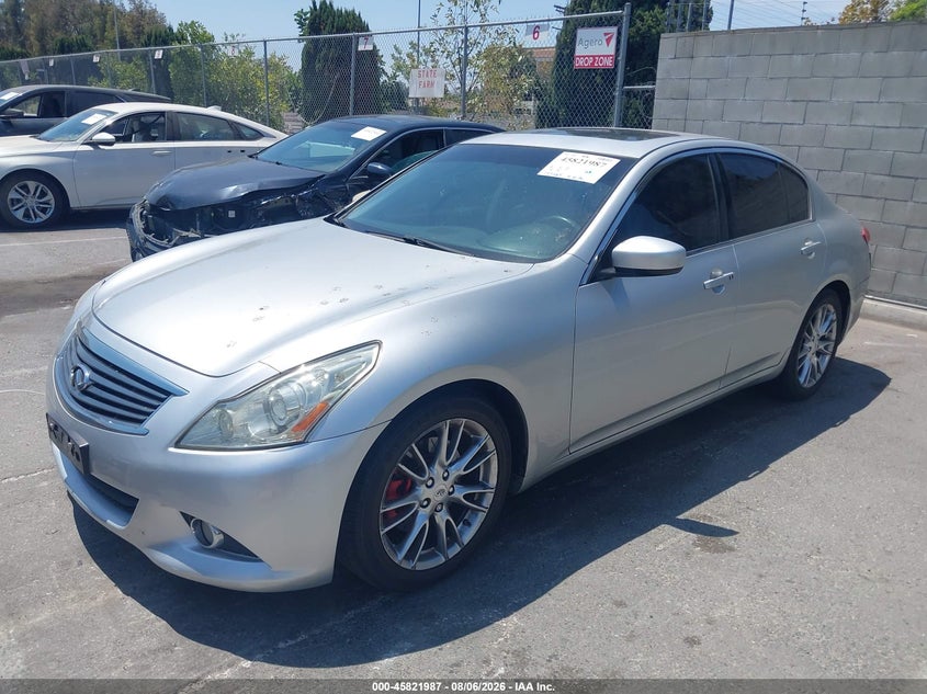 Vin: jn1cv6ap7am400633, lot: 46320867, infiniti g37 sport 20102