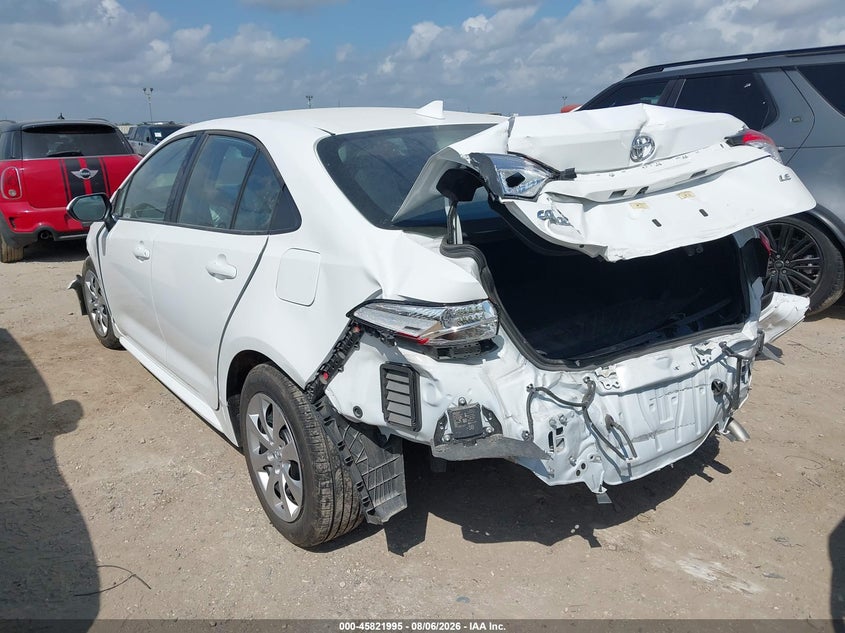 Vin: 5yfb4mde4tp397734, lot: 46320876, toyota corolla le 20263