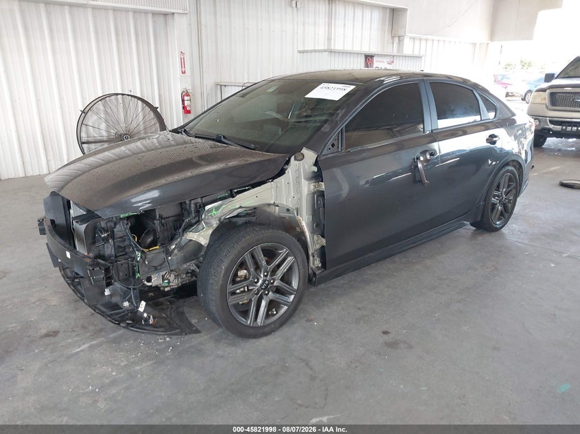 Vin: 3kpf34ad1me355170, lot: 46320879, kia forte gt-line 20212