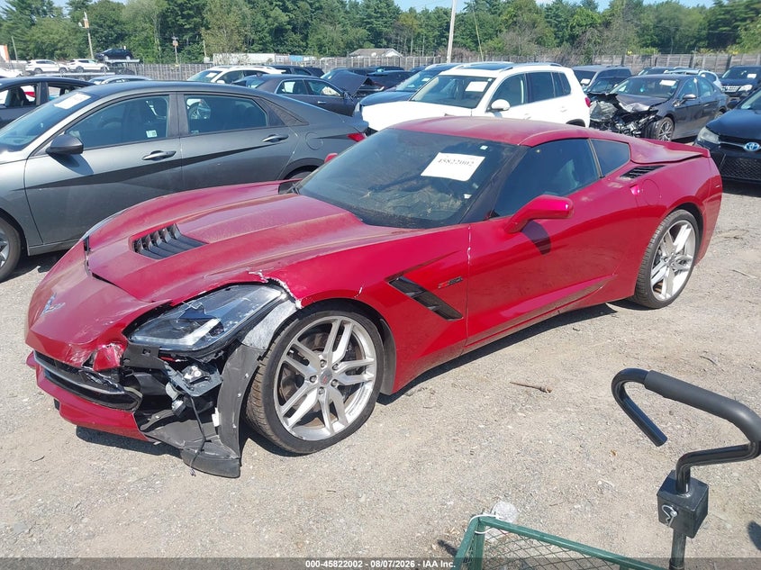Vin: 1g1yk2d78f5112372, lot: 46320883, chevrolet corvette stingray z51 20152