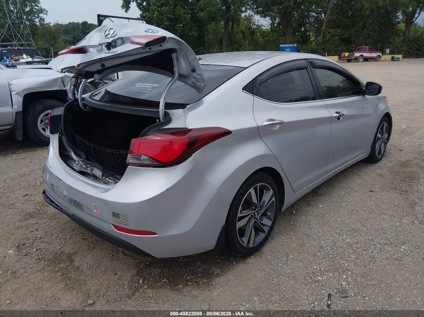 Vin: kmhdh4aexgu594042, lot: 46320888, hyundai elantra limited 20164