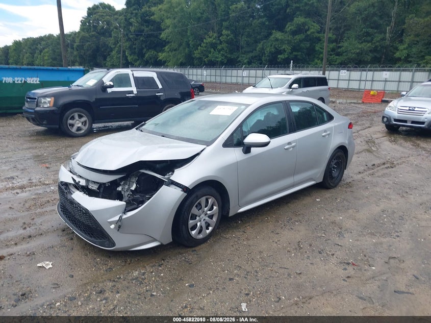 2022 Toyota Corolla, Front End, IAAI, VIN 5YFEPMAE0NP323514 — photo 2