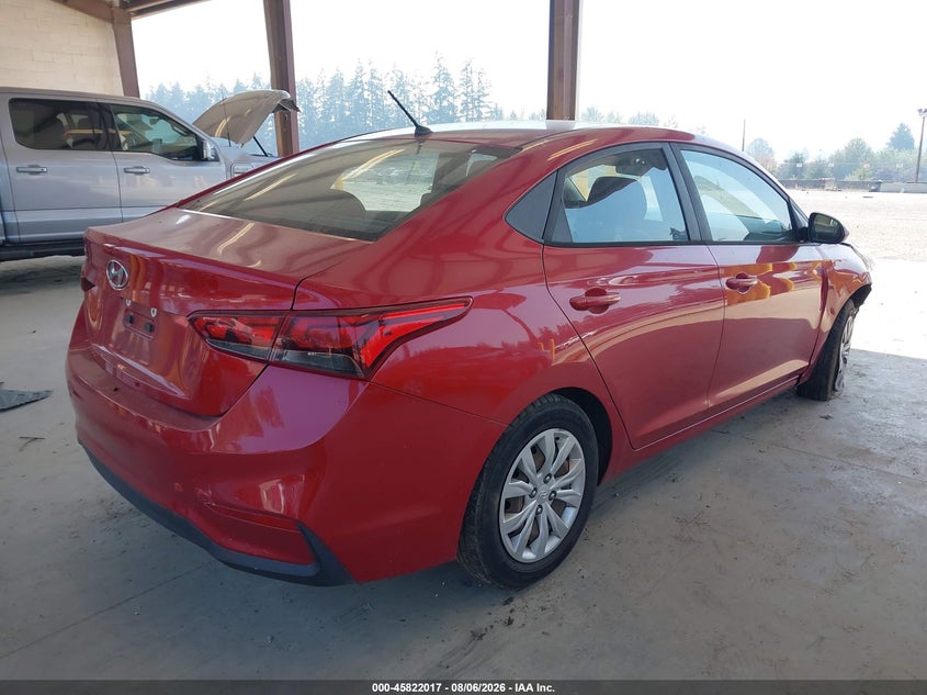 Vin: 3kpc24a33ke047086, lot: 46320898, hyundai accent se 20194