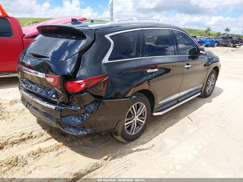 Vin: 5n1dl0mm4lc517919, lot: 46320904, infiniti qx60 luxe awd 20204