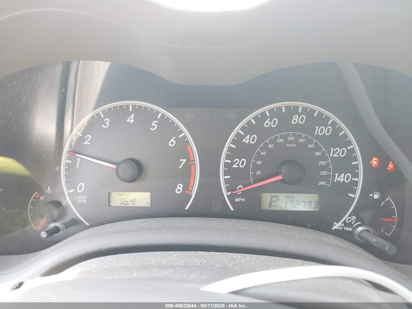 2010 TOYOTA COROLLA SEDAN 1.8L I-4 DOHC, VVT, 132HP