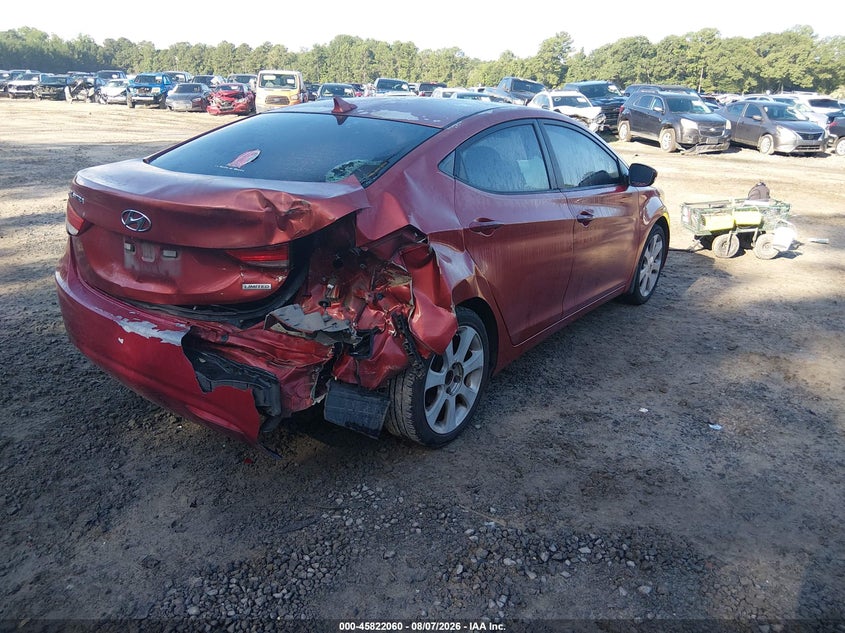 Vin: kmhdh4ae5cu302341, lot: 46320941, hyundai elantra limited (ulsan plant) 20124
