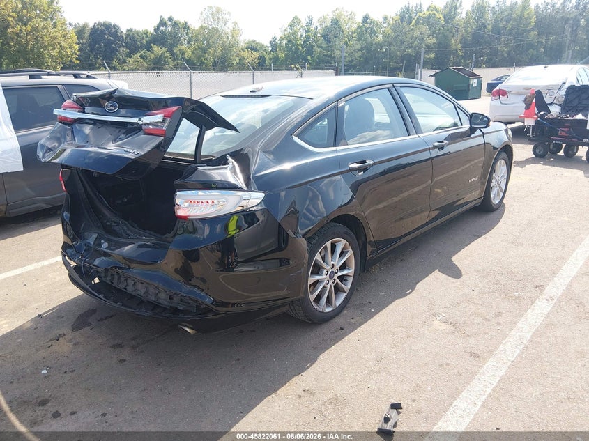 Vin: 3fa6p0luxhr301199, lot: 46320942, ford fusion hybrid se 20174