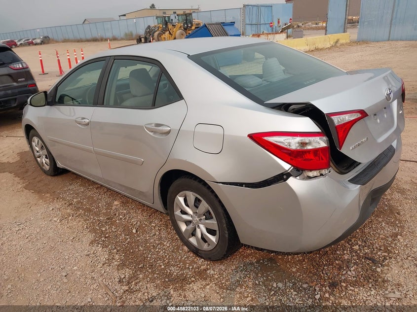 Vin: 2t1burhe7fc320562, lot: 46320985, toyota corolla le 20153