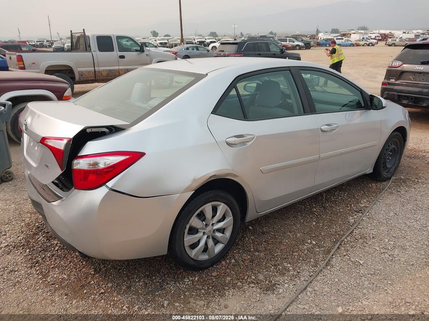 Vin: 2t1burhe7fc320562, lot: 46320985, toyota corolla le 20154