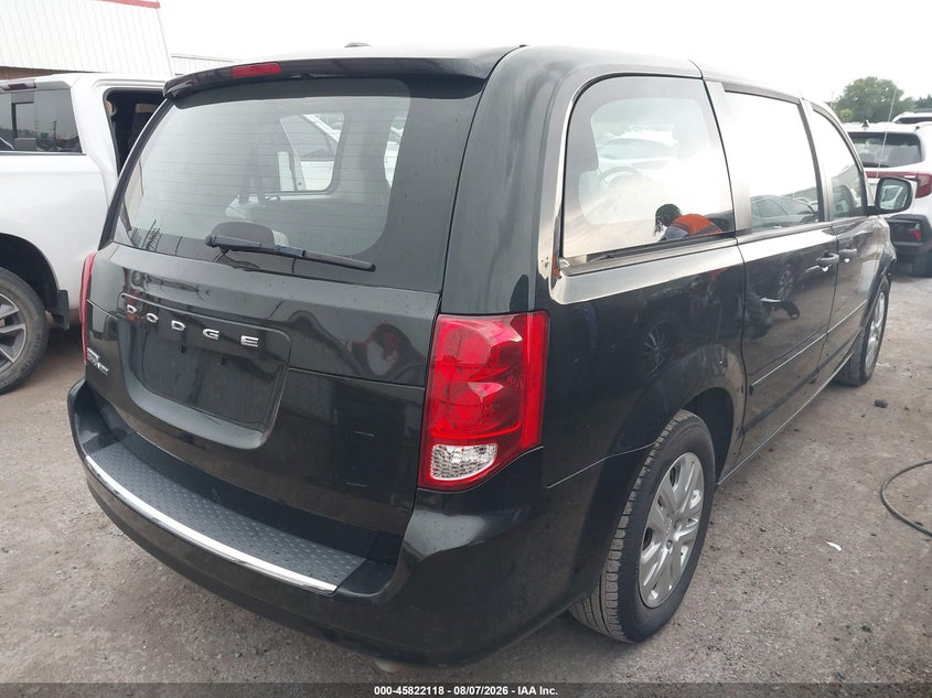 Vin: 2c4rdgbg9gr350368, lot: 46320999, dodge grand caravan american value pkg 20164