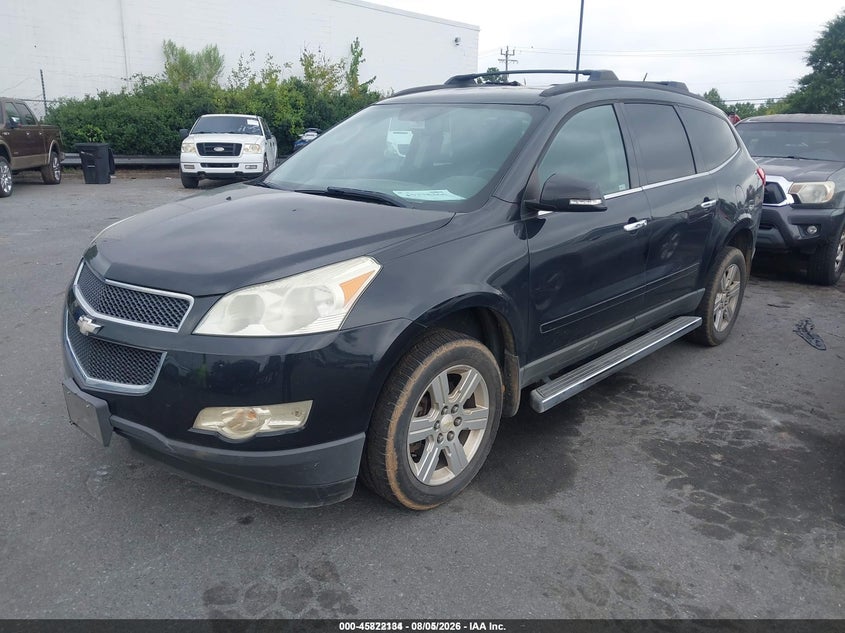 2011 Chevrolet Traverse, Изъятое, IAAI, VIN 1GNKRGED0BJ334388 — фото 2