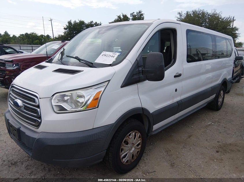 Vin: 1fbzx2zm8hka10896, lot: 46321025, ford transit-350 xlt 20172