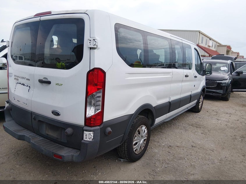 Vin: 1fbzx2zm8hka10896, lot: 46321025, ford transit-350 xlt 20174
