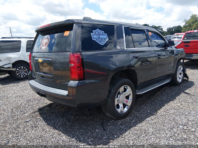 Vin: 1gnskckc8fr217707, lot: 46321028, chevrolet tahoe ltz 20154
