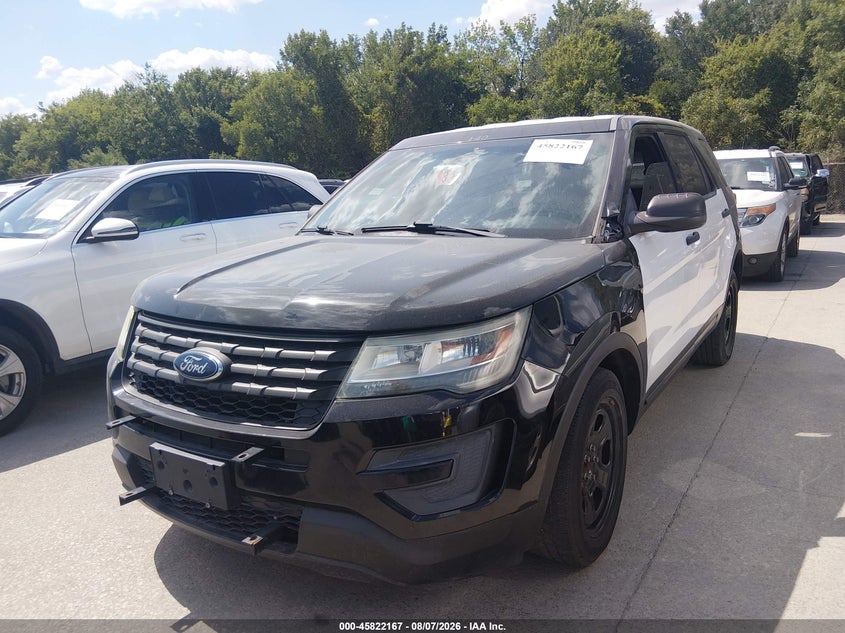 Vin: 1fm5k8ar6hga36463, lot: 46321048, ford utility police interceptor 20172