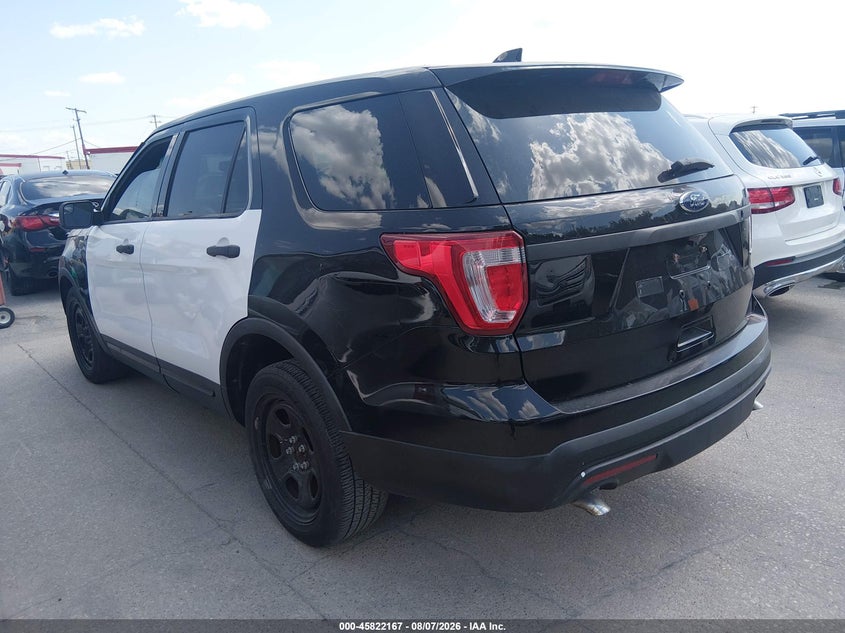Vin: 1fm5k8ar6hga36463, lot: 46321048, ford utility police interceptor 20173