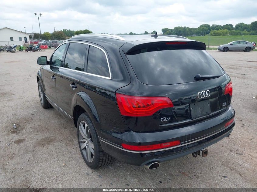 Vin: wa1lmafe1fd025639, lot: 46321107, audi q7 3.0 tdi premium 20153