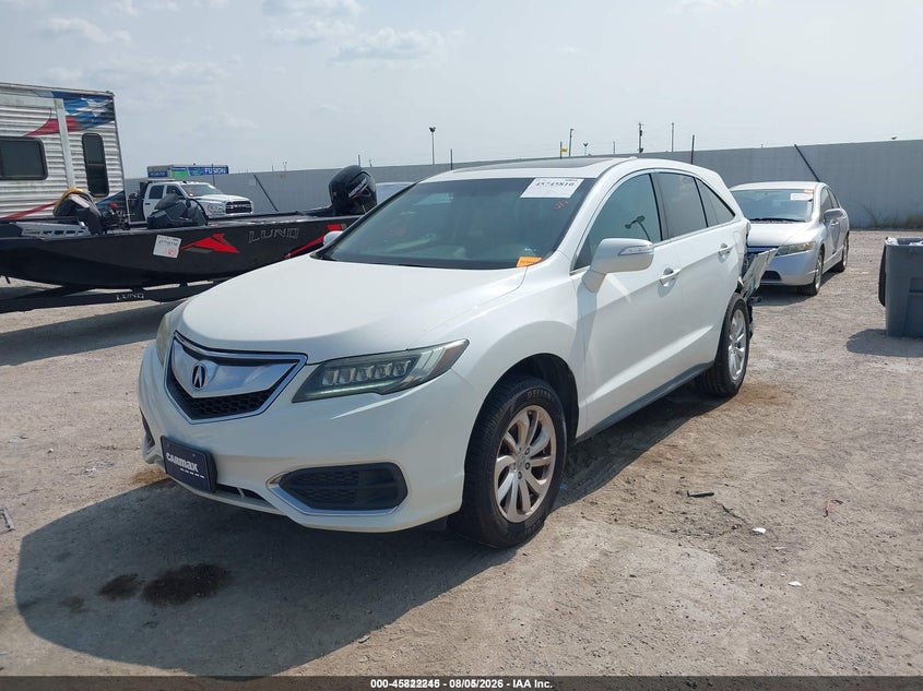2016 Acura RDX, Вилучене, IAAI, VIN 5J8TB3H39GL011452 — фото 2