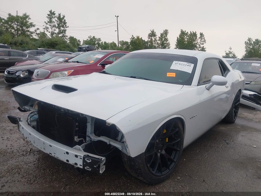 Vin: 2c3cdzbt9lh121384, lot: 46321130, dodge challenger r/t 20202