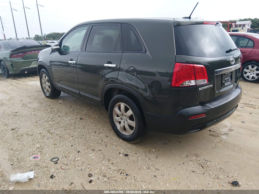 Vin: 5xykt3a14dg334671, lot: 46321139, kia sorento lx 20133