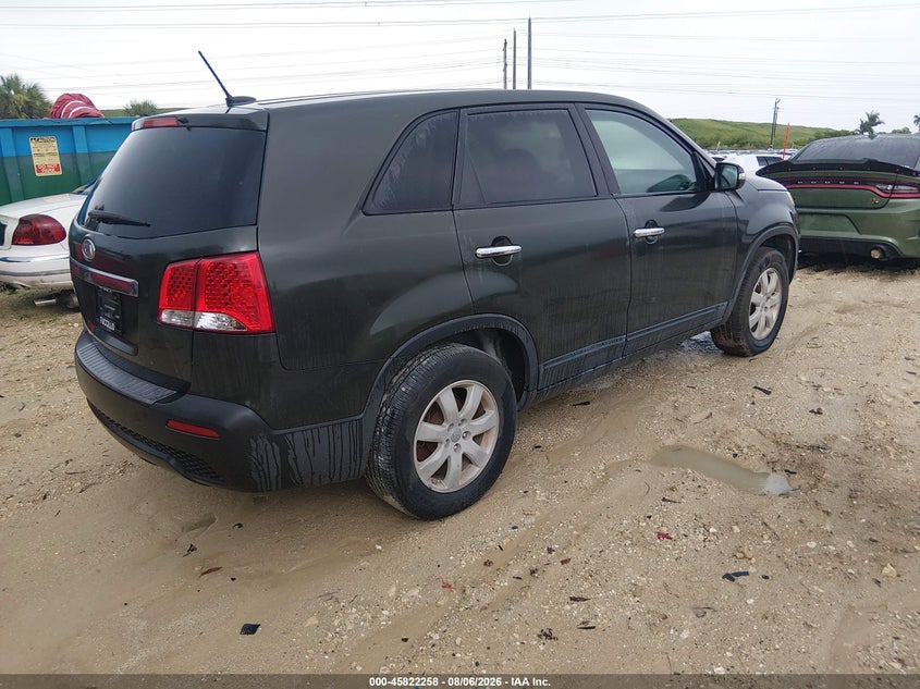 Vin: 5xykt3a14dg334671, lot: 46321139, kia sorento lx 20134