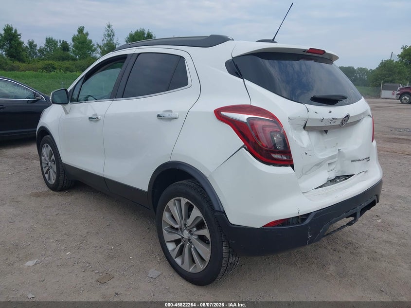 Vin: kl4cjesb3kb700943, lot: 46321145, buick encore awd preferred 20193