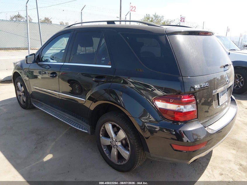 Vin: 4jgbb5gb3ba726449, lot: 46321165, mercedes-benz ml 350 20113