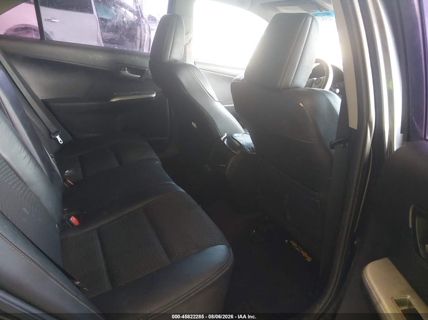 2012 TOYOTA CAMRY SEDAN 2.5L I-4 DOHC, VVT, 178HP