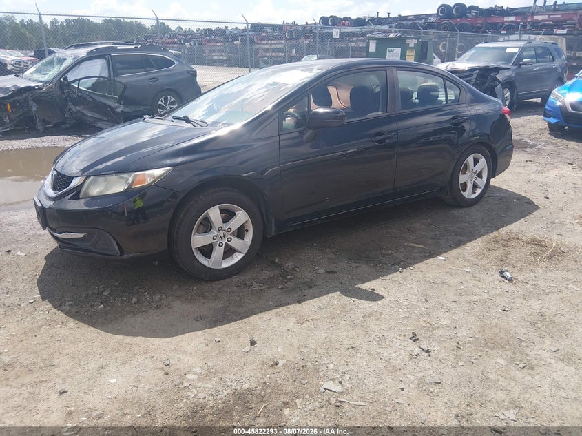 Vin: 19xfb2f55fe090426, lot: 46321174, honda civic lx 20152