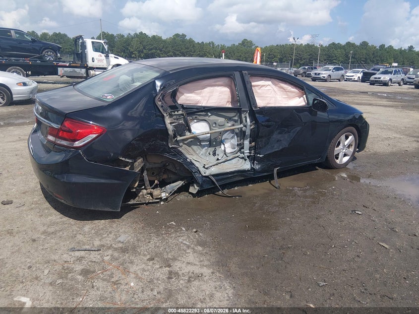 Vin: 19xfb2f55fe090426, lot: 46321174, honda civic lx 20154