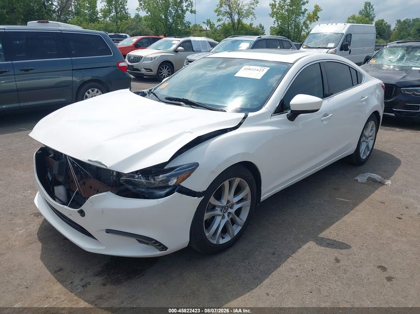 Vin: jm1gl1v52h1122915, lot: 46321304, mazda mazda6 touring 20172