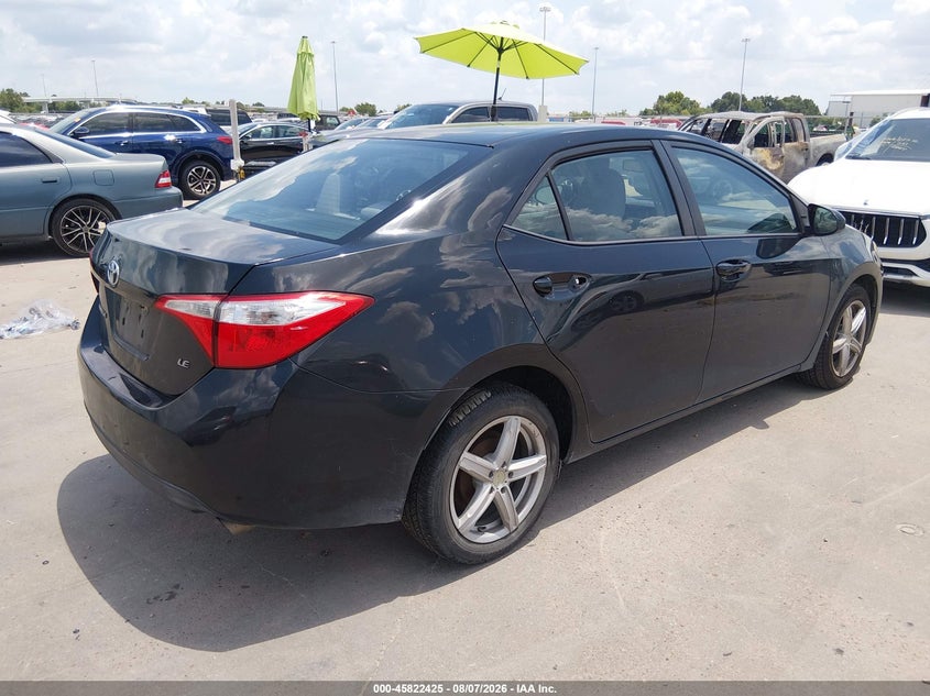 Vin: 5yfburhe2fp211202, lot: 46321306, toyota corolla le 20154