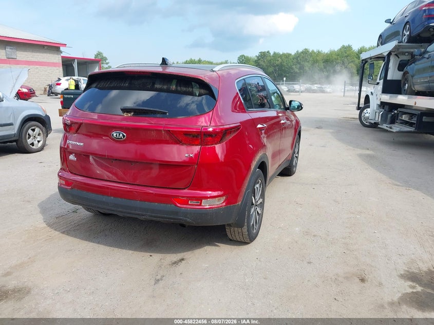 Vin: kndpncac0h7202186, lot: 46321337, kia sportage ex 20174