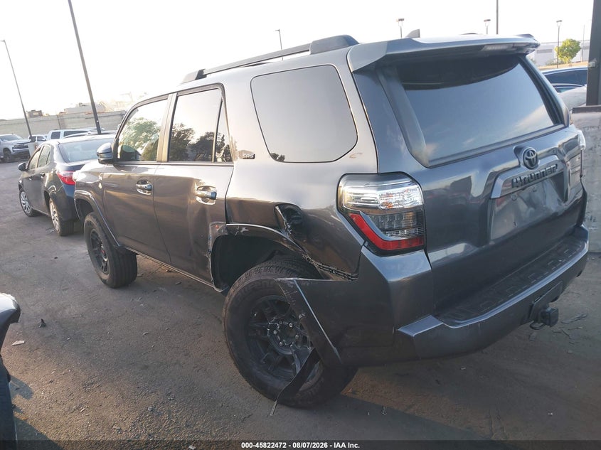Vin: jtebu5jr1k5664669, lot: 46321353, toyota 4runner sr5 20193