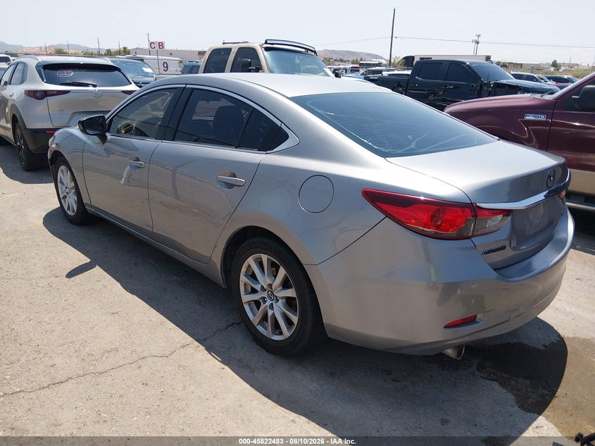 Vin: jm1gj1u5xf1224225, lot: 46321364, mazda 6 sport 20153