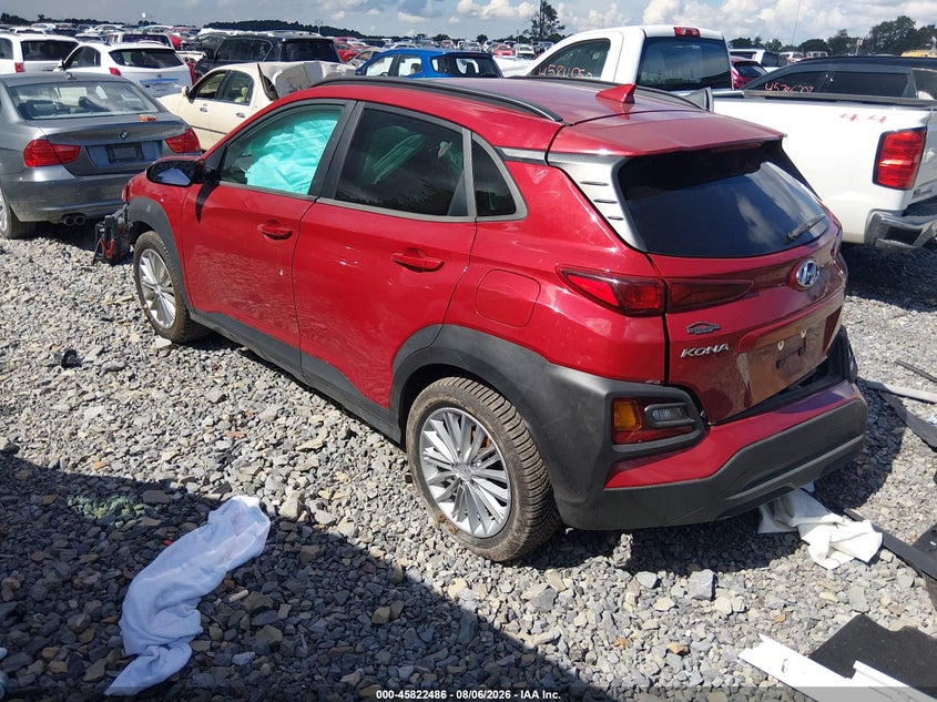Vin: km8k62aaxku345988, lot: 46321367, hyundai kona sel 20193