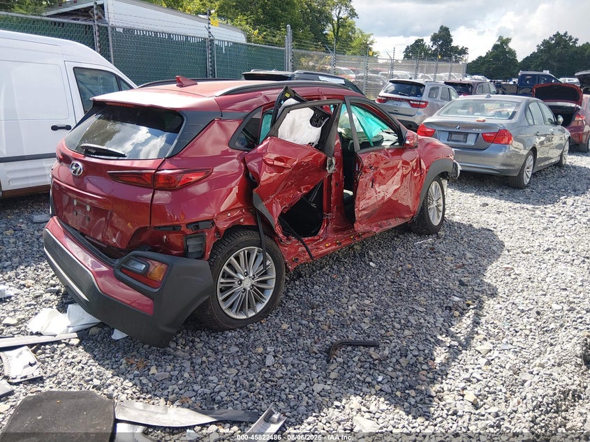 Vin: km8k62aaxku345988, lot: 46321367, hyundai kona sel 20194