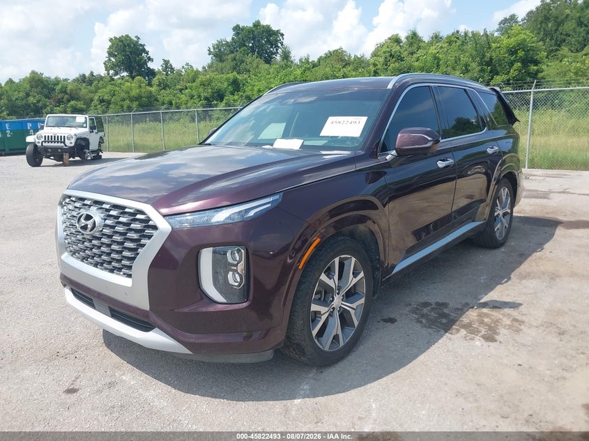Vin: km8r54he7nu473566, lot: 46321374, hyundai palisade limited 20222