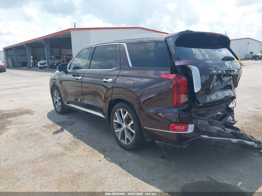Vin: km8r54he7nu473566, lot: 46321374, hyundai palisade limited 20223