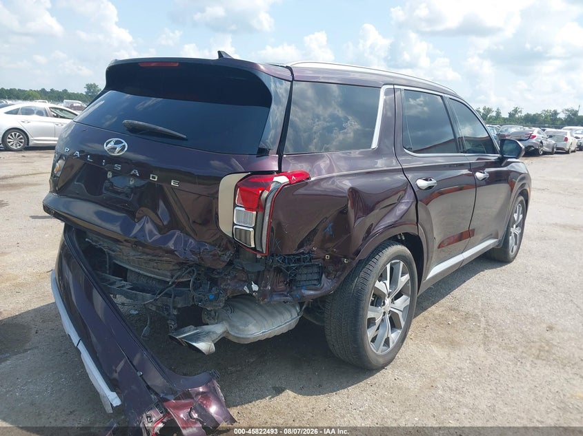 Vin: km8r54he7nu473566, lot: 46321374, hyundai palisade limited 20224