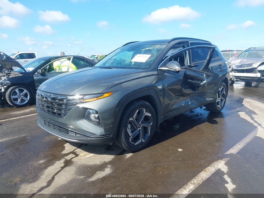 Vin: km8je3ae0nu052970, lot: 46321375, hyundai tucson limited 20222