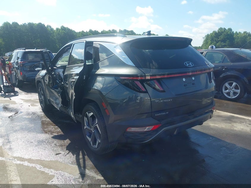 Vin: km8je3ae0nu052970, lot: 46321375, hyundai tucson limited 20223