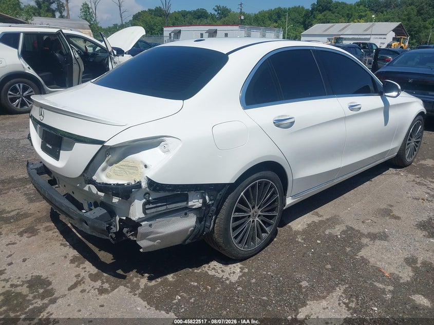 Vin: 55swf8db6ku309753, lot: 46321399, mercedes-benz c 300 20194