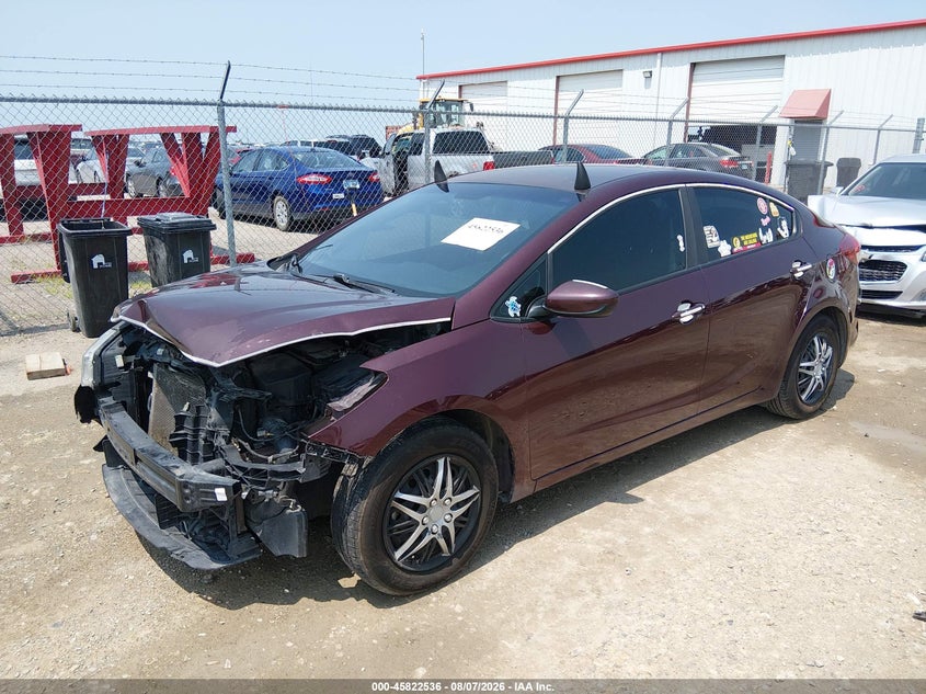 Vin: 3kpfk4a70he047345, lot: 46321417, kia forte lx 20172