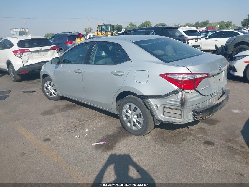 Vin: 2t1burhe5gc554748, lot: 46321456, toyota corolla l 20163