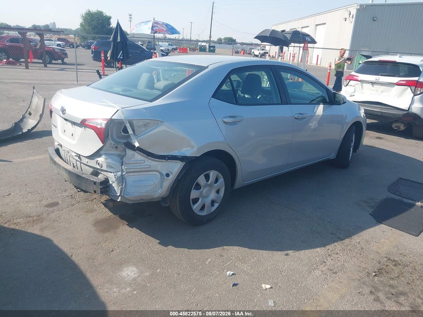 Vin: 2t1burhe5gc554748, lot: 46321456, toyota corolla l 20164