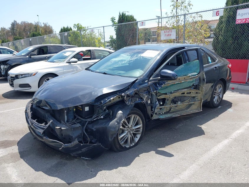 Vin: 4t1bf1fk4gu208600, lot: 46321461, toyota camry se 20162